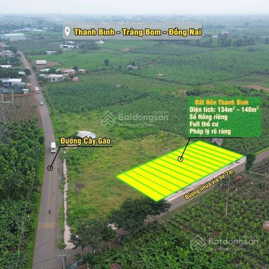 Bán đất ở, cạnh ubnd xã thanh bình, trảng bom, đồng nai