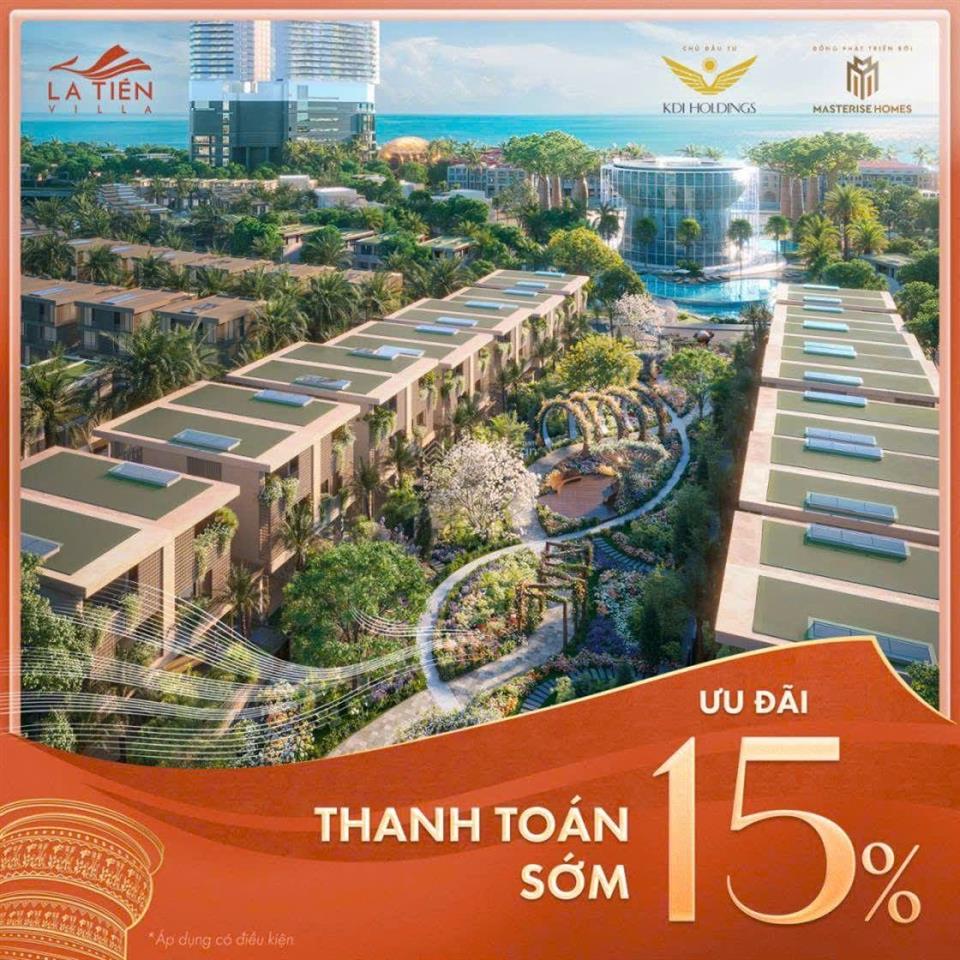 Sốc la tiên villa nha trang chỉ 12,6 tỷ/căn 3 tầng bàn giao full nội thất