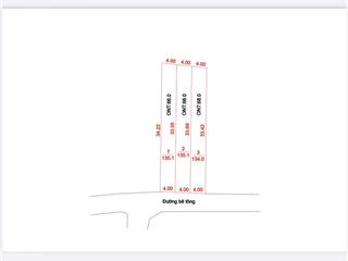 Thửa đất đẹp dt 135m2 có 65m đất ở.ngay khu công nghiệp nhận trạch xã lương sơn tỉnh phú thọ