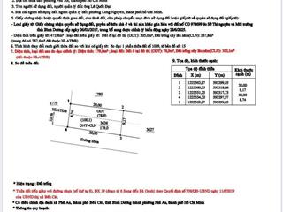 Bán đất nhựa thông 6m phú an bến cát gần ngã tư phú thứ 20x9m, giá 1ty200