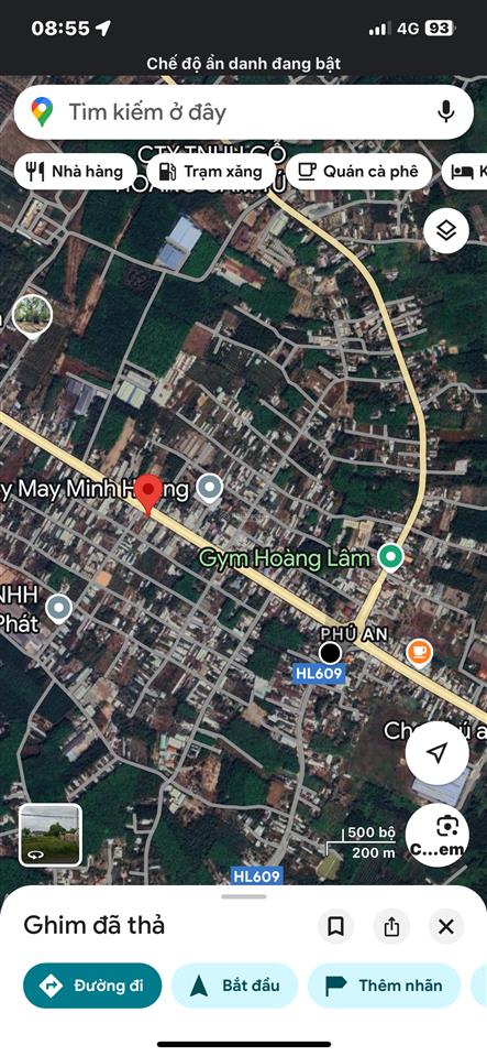 Bán mặt tiền dt744 phú an, bến cát lô đất 2 mặt tiền 7x67m, 300m2 thổ cư giá 5.95 tỷ (850 triệu/m)