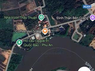 Bán đất phú an, bến cát view sông sài gòn 14x50, 800 m2 có 200 m2 thổ cư giá 5ty800