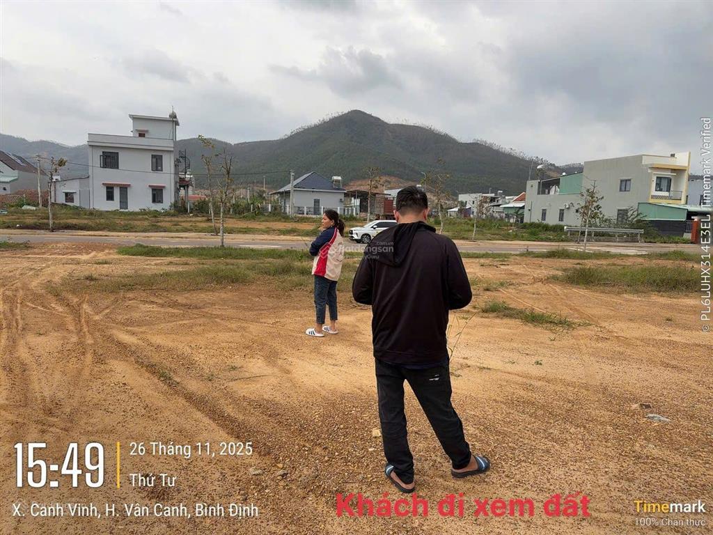 Kẹt tiền bán gấp đất tđc trong kcn vsip bình định đường lớn 16m, dt 7,5x20m=150m2 chỉ 7,5 triệu /m2