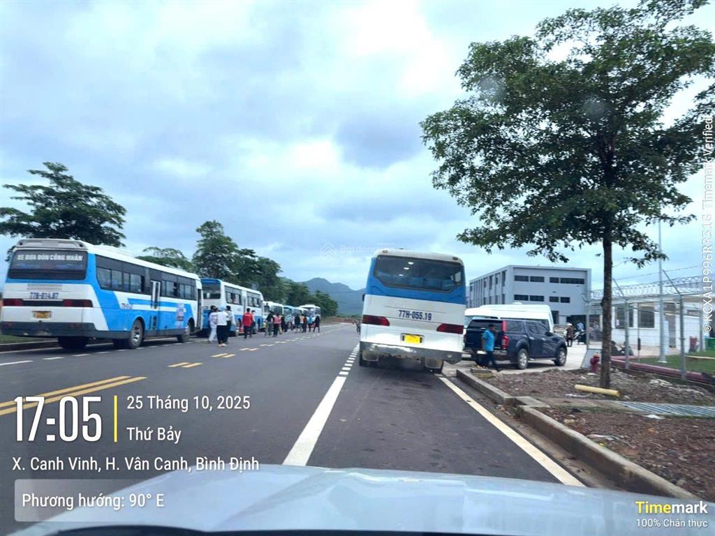 Kẹt tiền bán gấp đất tđc trong kcn vsip bình định đường lớn 16m, dt 7,5x20m=150m2 chỉ 7,5 triệu /m2