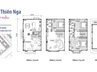 Cần bán gấp liền kề 75m2, 73m2, 77m2 vinhome cổ loa đông anh.