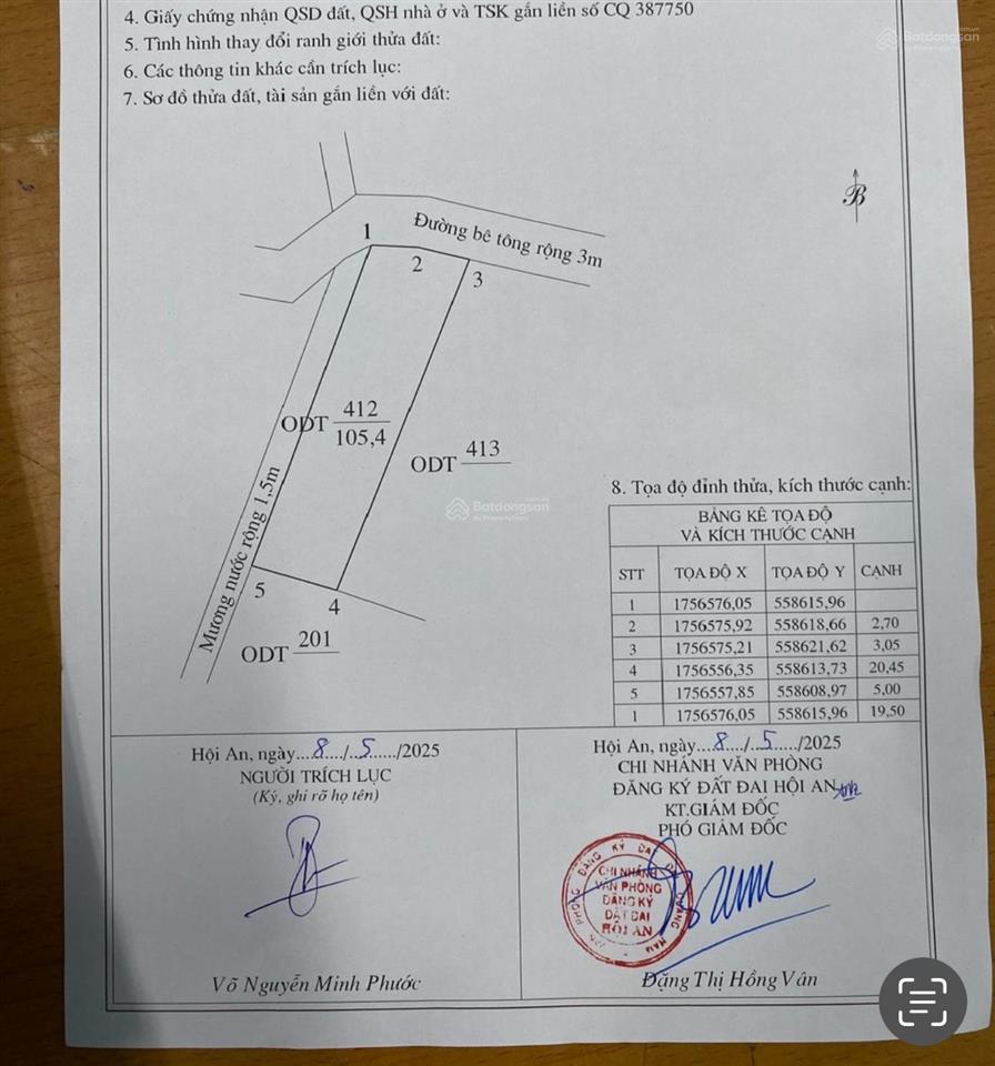 Bán đất tại phường thanh hà, hội an, quảng nam, 1,55 tỷ, 105 m2 hàng hot
