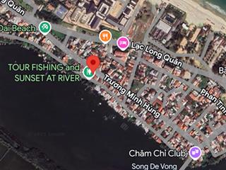 Bán nhà ven biển mặt phố trương minh hùng, cẩm an, hội an, 80m2 giá siêu hời