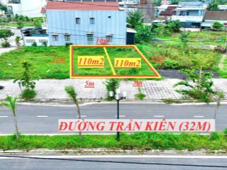 Bán 02 lô liền kề đường 32m (trần kiên) thị trấn la hà, tư nghĩa  giá chỉ 1,95 tỷ/lô