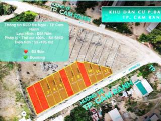 Không đăng ảo bán đất 105m2, 469 triệu tại ba ngòi, cam ranh, khánh hòa đẹp xuất sắc