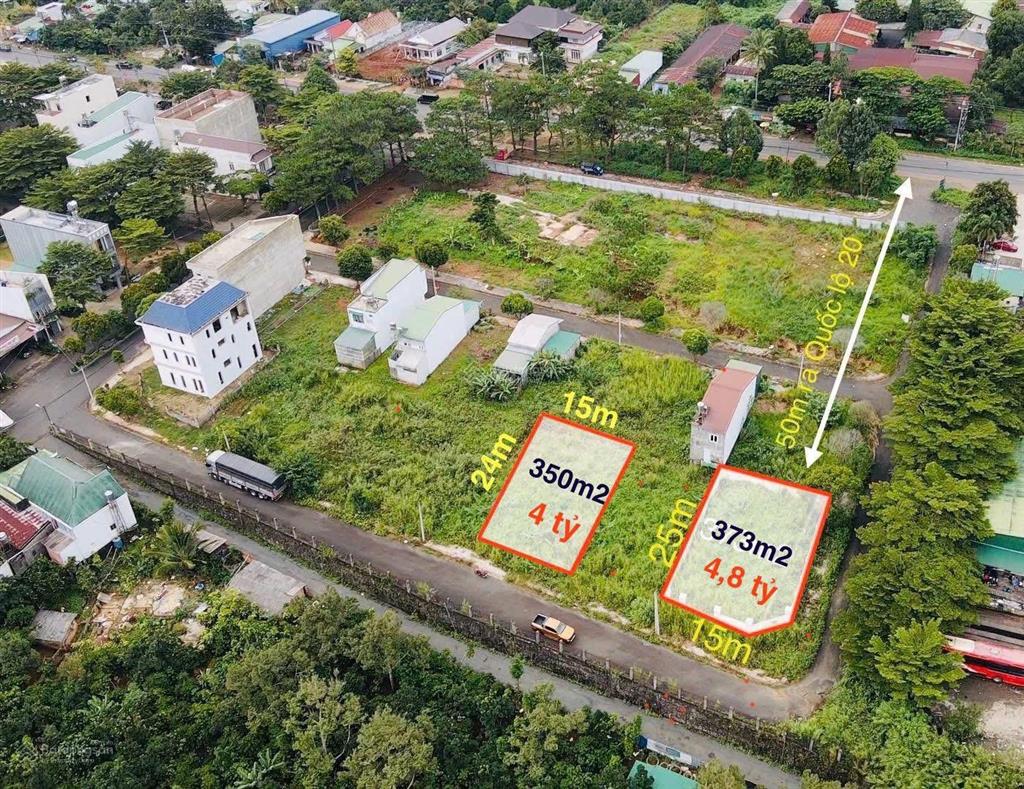 Lô biệt thự cách quốc lộ chỉ 50m, diện tích 350m2, pháp lý đầy đủ. giá 3,85 tỷ vnd
