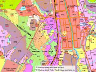 Bán đất ql1a, p. quỳnh thiện, tx. hoàng mai, kcn hoàng mai 260m2!