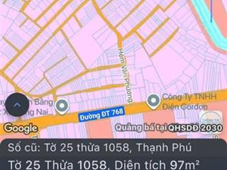 Bán đất sổ riêng full thổ gần trung tâm tp biên hòa, gần đồng khởi. giá chỉ 1,45 tỷ