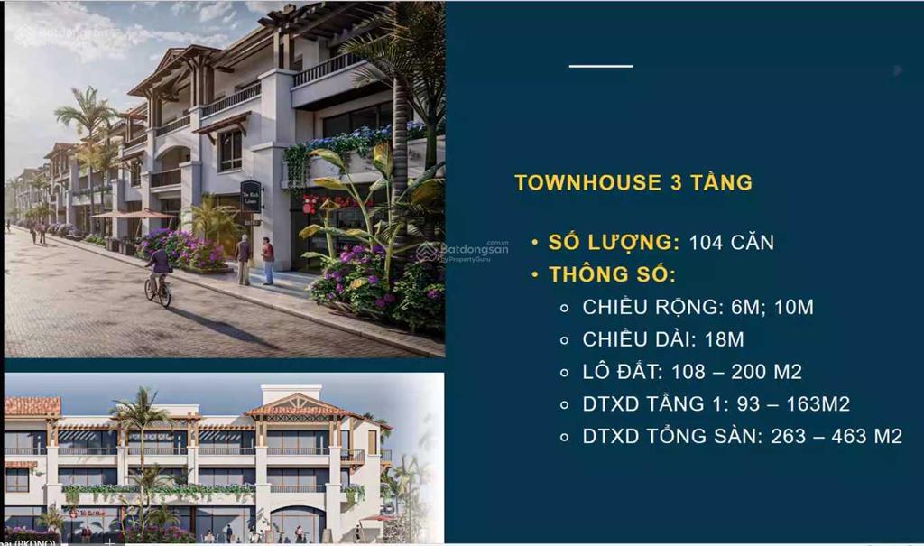Căn góc sonata hướng sông sát 2 tòa chung cư, thích hợp cho thuê, kinh doanh, buôn bán. ck 10%