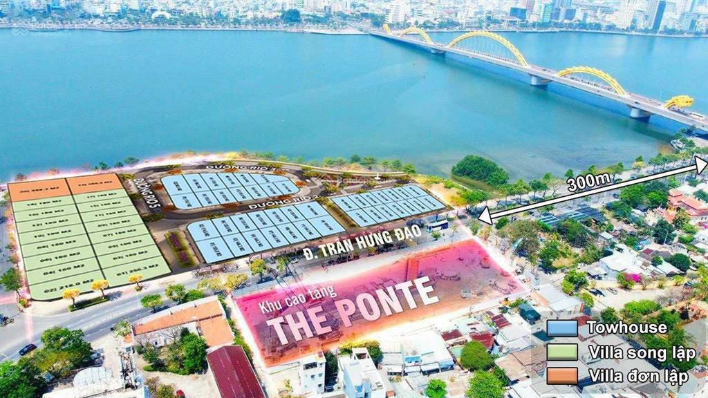 Biệt thự xây sẵn view sông hàn, cạnh euro 1, cách cầu rồng 300m, sản phẩm giới hạn
