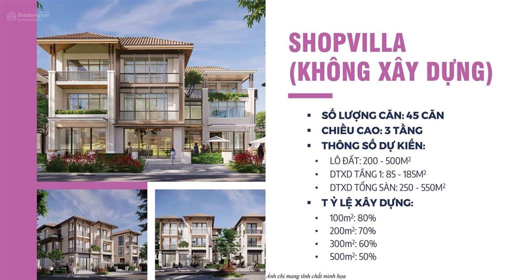 Villa suncosmo mặt tiền đường phạm hữu kính, sẵn sàng bàn giao, giá gốc cđt