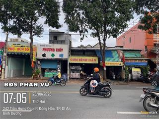 Bán đất tặng nhà đ. hai bà trưng, dĩ an, 351.5m2 ngang 6,35m nở hậu.  0909 290 ***