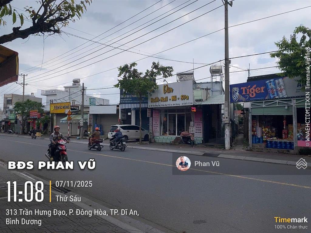 Bán nhà đ. trần hưng đạo, 46 triệu/m2, 258.5m2, 2pn, 1wc, dĩ an,  0909 290 ***