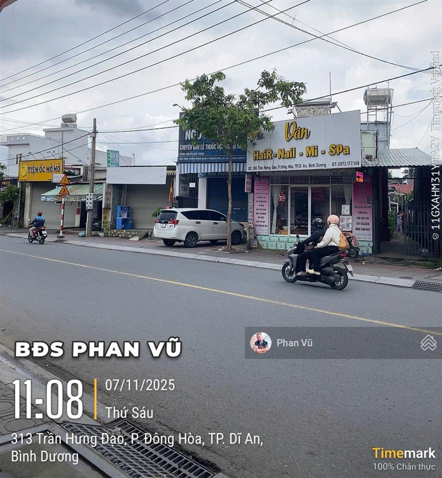 Bán nhà đ. trần hưng đạo, 46 triệu/m2, 258.5m2, 2pn, 1wc, dĩ an,  0909 290 ***