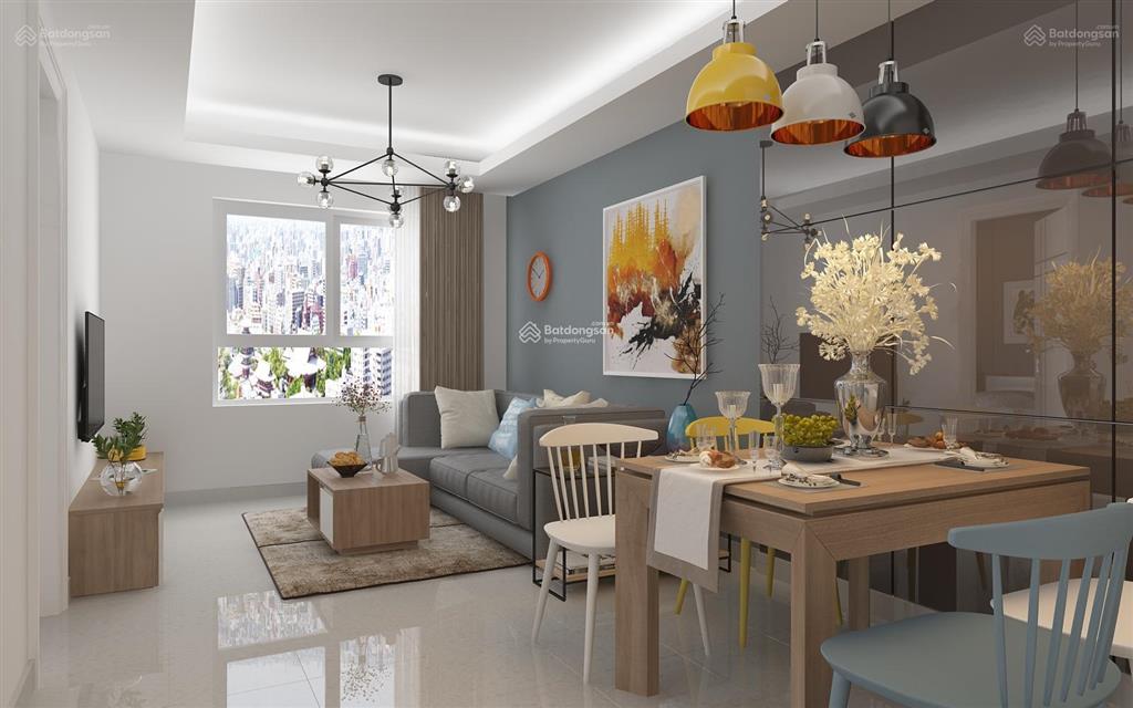 Căn 3 phòng ngủ cantavil an phú, 120m², giá 19tr, căn góc, có 2 ban công, có đủ nội thất