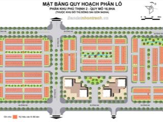 Bán lô đất rất vip.phú thịnh 2, nhơn trạch, đường 40m thông với đường tôn đức thắng. giá 35triệu/m2