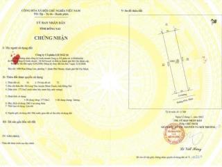 Giá rẻ hơn các lô xung quanh khoảng 300 triệuchỉ 13.7 triệu/m2đường 30m dự án long tân city,có sổ