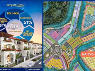 Bán biệt thự aqua city elite 2 | sản phẩm hiếm ven sông | cơ hội đầu tư sinh lời cao