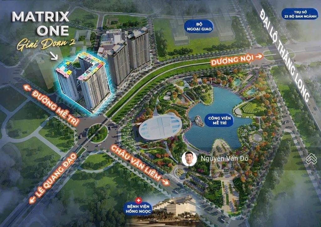 Bán shophouse 188.4m2 the matrix one, căn 2 mặt tiền, hoàn thiện nội thất 75 tỷ.  0983 786 ***