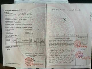 Chính chủ gửi bán lô đất có diện tích 65m2 tại trung tâm thị trấn lương sơn nay là phú thọ