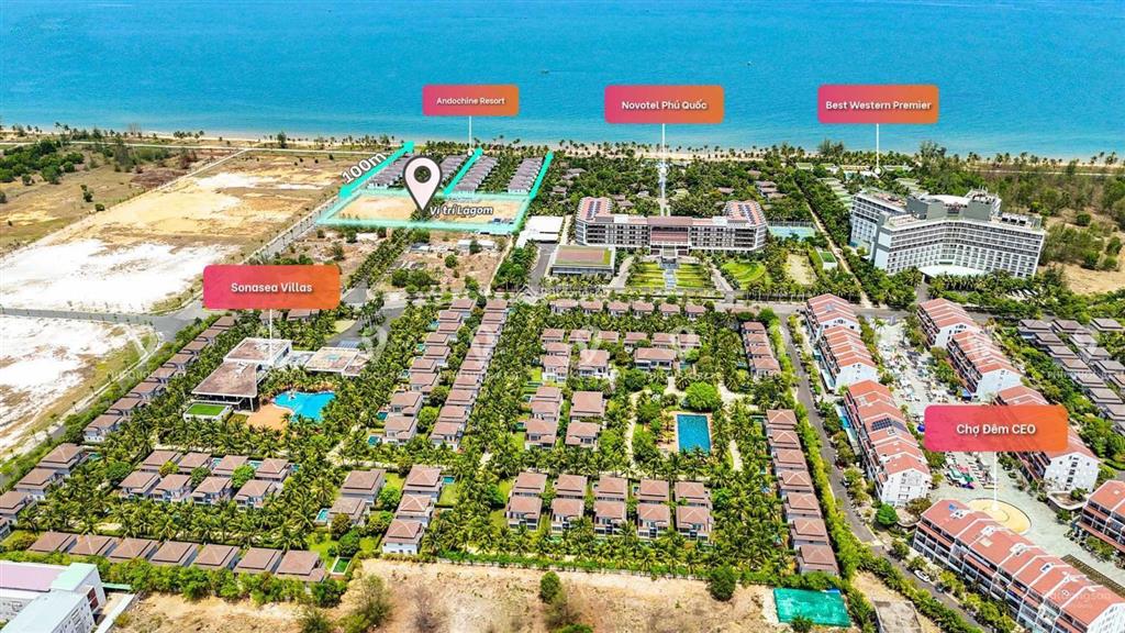 Bán biệt thự dự án mặt biển bãi trường, cạnh novotel phú quốc chỉ từ 6,1 tỷ full giá, full nt 4 sao