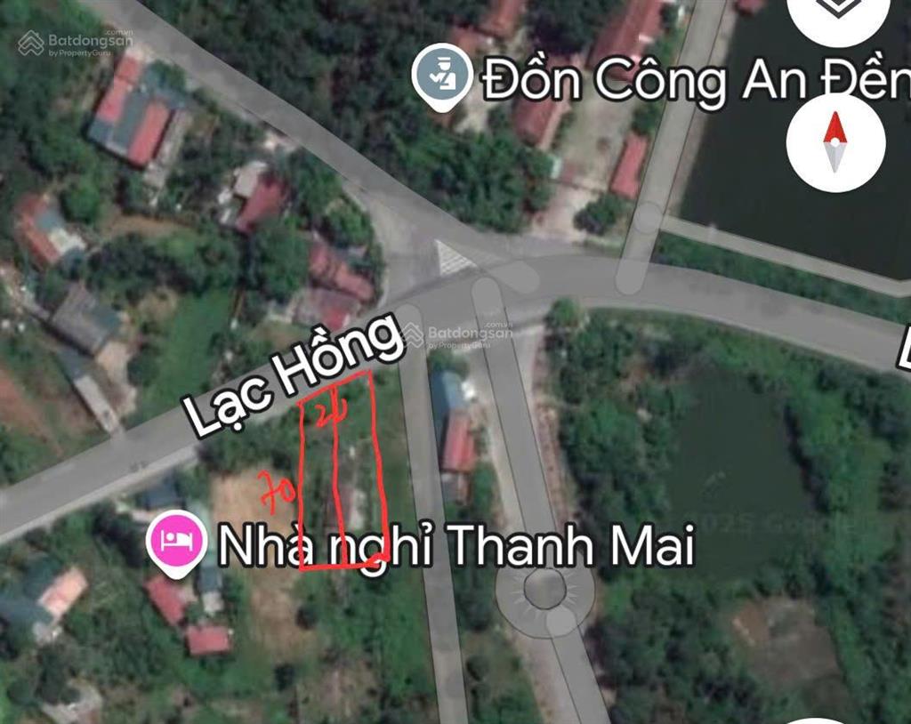 Bán đất mặt đường lạc hồng, 12 triệu / m2, 1600 m2 tại xã chu hóa, việt trì, phú thọ