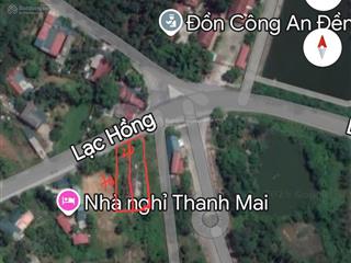 Bán đất mặt đường lạc hồng, 12 triệu / m2, 1600 m2 tại xã chu hóa, việt trì, phú thọ