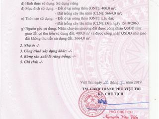Bán đất tại hy cương, việt trì, phú thọ, 2,5 triệu / m2, 6064 m2