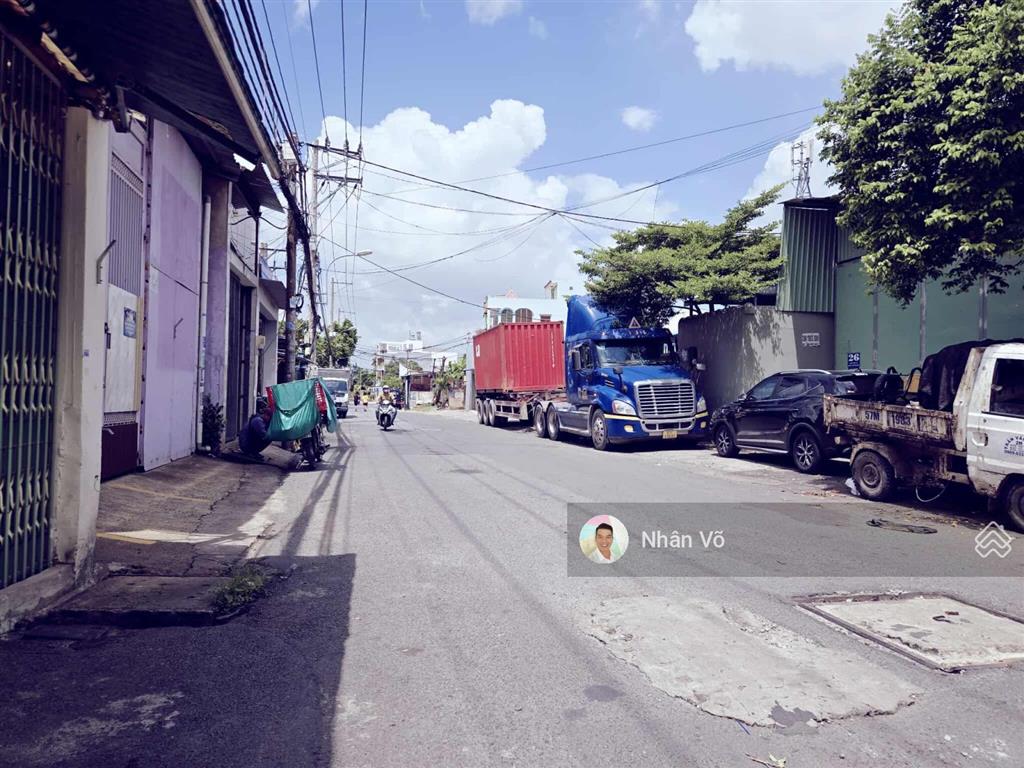 45tỷ tl 812m2 đường container tránh, phan văn hớn. ngang hơn 13m, nở hậu l đẹp.
