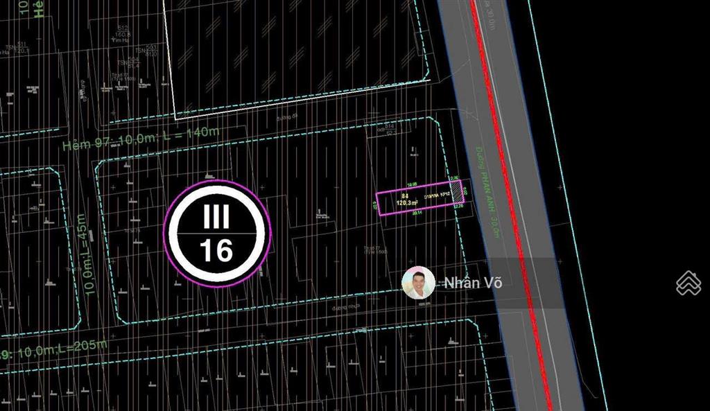 Mt 6mx24m đường phan anh. vị trí đẹp. giá 19.9tỷ tl