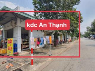 Chính chủ gửi bán lô góc 2 mặt tiền  có dãy kiốt cho thuê  kdc an thạnh dt 100m(5x20) thuận an