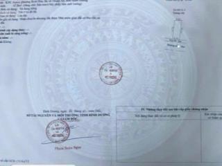 Kẹt tiền bán nhà 1 lầu + 3 phòng trọ gần chợ đồng an 3  phường bình hòa dt 67m (5x13)