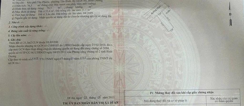 Chính chủ gửi bán nhà gác lửng đẹp dt 76m gần vòng xoay an phú tân bình, dĩ an