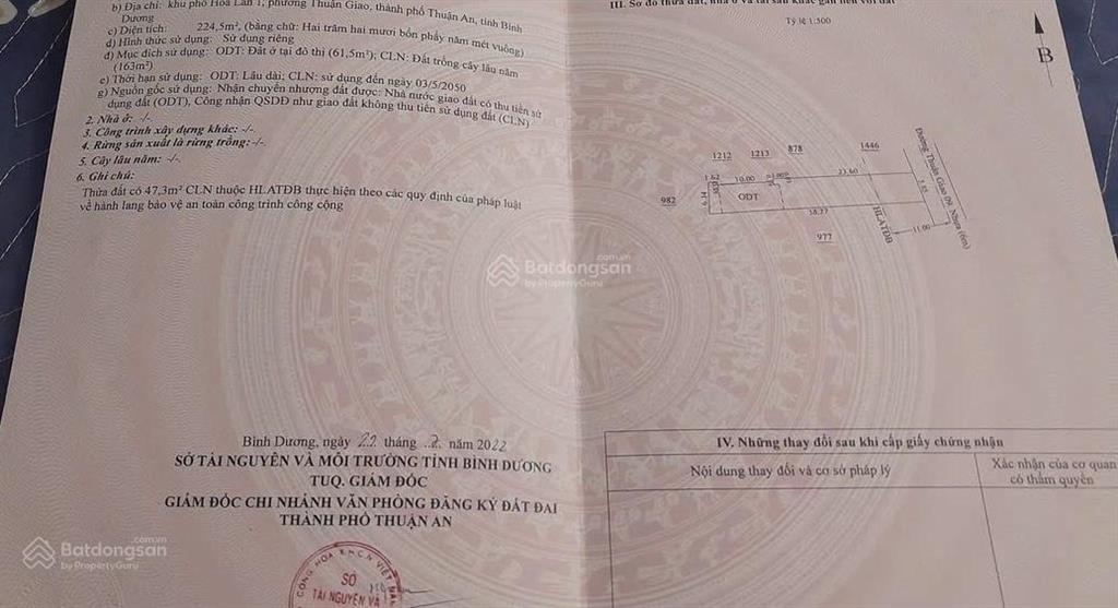 Kẹt tiền bán nhà tạm mặt tiền đường thuận giao 09 dt 224m gần vsip1 sát thủ khoa huân