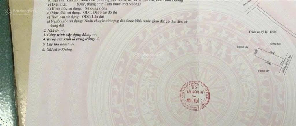 Bán nhà 1 lầu lái thiêu, ngay nguyễn văn tiết dt 80m (5x16) đường xe hơi, sổ riêng, giá mềm