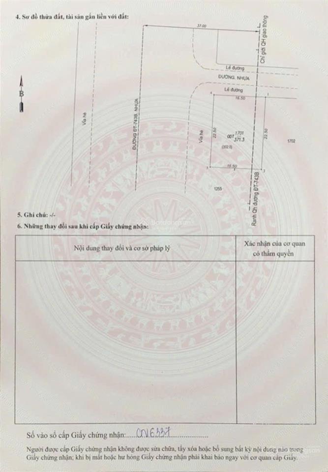 Góc 2 mặt tiền đt 743  1.114m²,ngay vòng xoay an phú