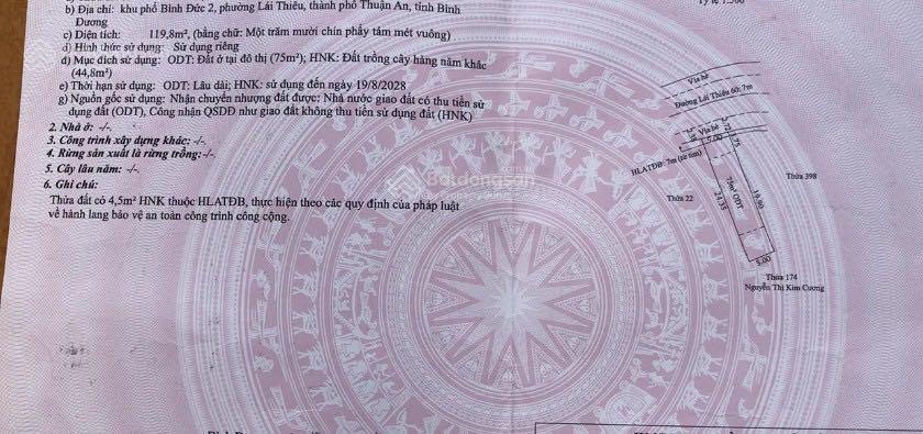 Tôi cần bán lô đất mặt tiền ngay đường phan thanh giản nhựa 12m thông, dt 120m2 (5x24)