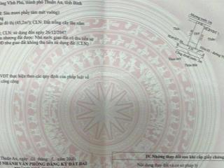 Tôi cần bán đất vĩnh phú 38 dt 60m², gần cầu phú long