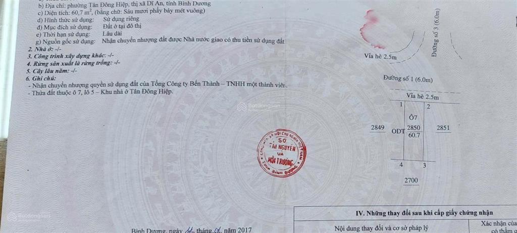 Tôi bán mặt tiền kdc bến thành gần vincom 550 dt 61m đường 12m kd đỉnh