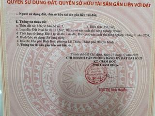 Tôi bán đất lái thiêu  ngay nguyễn văn tiết | 260m (10  26)  đường 6m