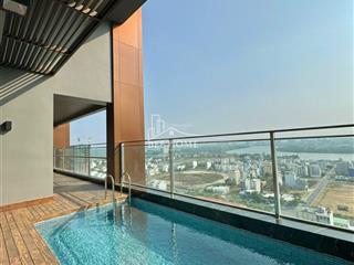 Cho thuê căn hộ cao cấp define capital land 4 phòng ngủ, view trực diện sông, 2 ban công, nt cơ bản