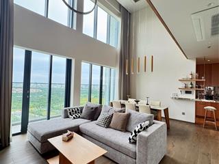 Crest metropole thủ thiêm cho thuê căn duplex 3 phòng ngủ