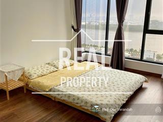 Pkd one verandah độc quyền căn 2pn 82m2  căn góc view nhìn toàn bộ sông sg (siêu hiếm)  mới 100%
