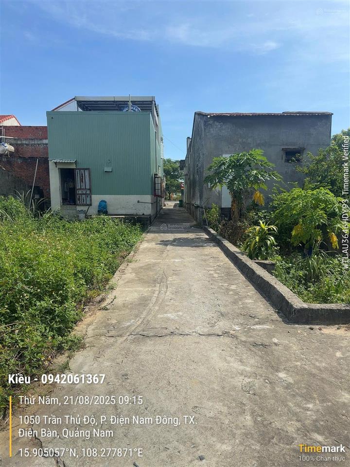 Chính chủ bán lô đất giáp khu công nghiệp an lưu, điện bàn. giá thương lượng