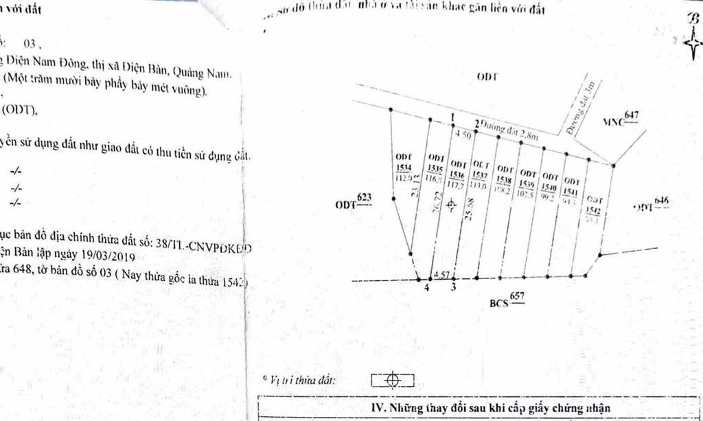 Chính chủ bán lô đất giáp khu công nghiệp an lưu, điện bàn. giá thương lượng