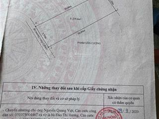 Bán đất mặt đường trung nghĩa kéo dài, minh đức, đồ sơn